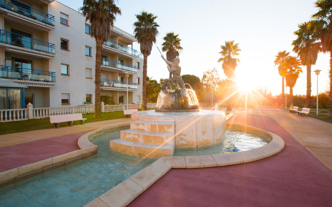 les extérieurs de la résidence seniors privée Claricia à perpignan